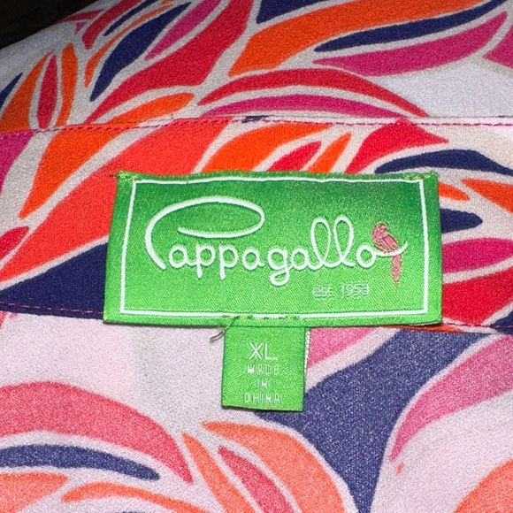 Pappagallo Pink and Orange Floral Tunic - Picture 5 of 13